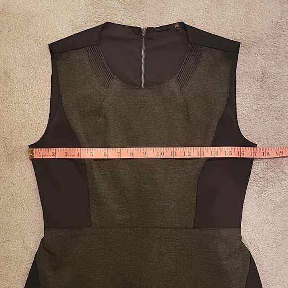 Elie Tahari black/Grey sheath dress - Picture 5 of 11